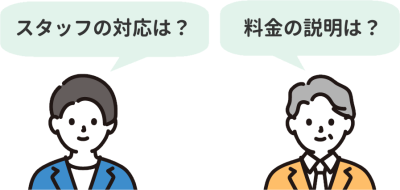 ABCクリニック仙台院の口コミを整理したイラスト