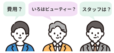 いろはビューティークリニック（心斎橋）の口コミを整理したイラスト